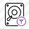 Hard Drive Filter Icon