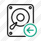 Hard Drive Previous Icon