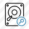 Hard Drive Search Icon