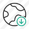 Internet Download Icon