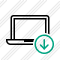 Laptop Download Icon