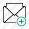 Mail Read Add Icon