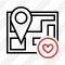 Map Location Favorites Icon