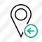 Map Pin Previous Icon