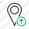 Map Pin Upload Icon