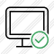 Monitor Ok Icon