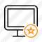 Monitor Star Icon