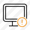 Monitor Warning Icon