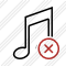 Music Cancel Icon