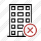 Office Building Cancel Icon