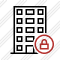 Office Building Lock Icon