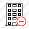 Office Building Remove Icon