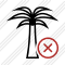 Palmtree Cancel Icon