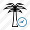 Palmtree Clock Icon