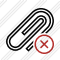 Paperclip Cancel Icon