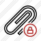 Paperclip Lock Icon