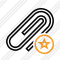 Paperclip Star Icon