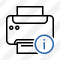 Print Black Information Icon