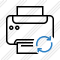 Print Black Refresh Icon