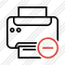 Print Black Remove Icon