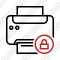 Print Lock Icon