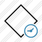 Rhombus Clock Icon