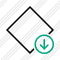 Rhombus Download Icon