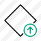 Rhombus Upload Icon