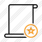 Script Blank Star Icon