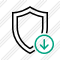 Shield Download Icon