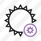 Sun Settings Icon