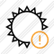 Sun Warning Icon