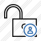 Unlock User Icon