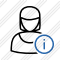 User Woman Information Icon