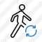 Walking Refresh Icon