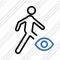 Walking View Icon