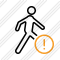 Walking Warning Icon