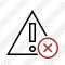 Warning Cancel Icon