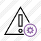 Warning Settings Icon