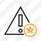 Warning Star Icon