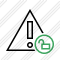 Warning Unlock Icon