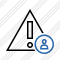 Warning User Icon