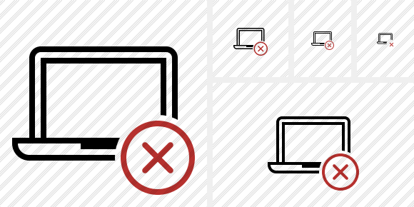 Laptop Cancel Icon