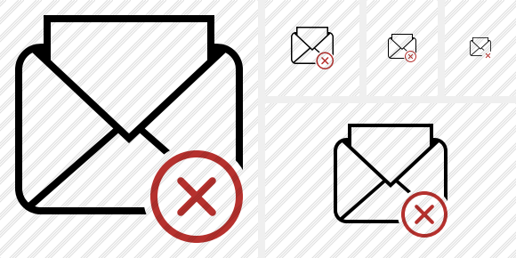 Mail Read Cancel Icon