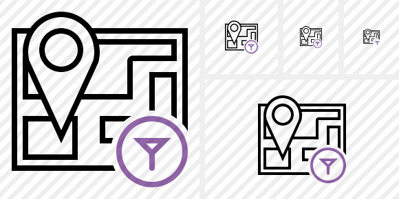 Map Location Filter Icon