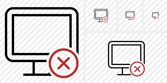 Monitor Cancel Icon