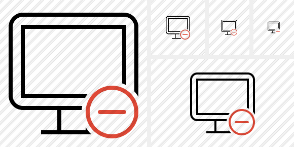 Monitor Remove Icon