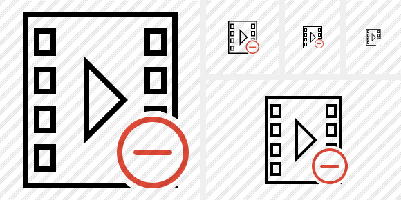 Movie Remove Icon