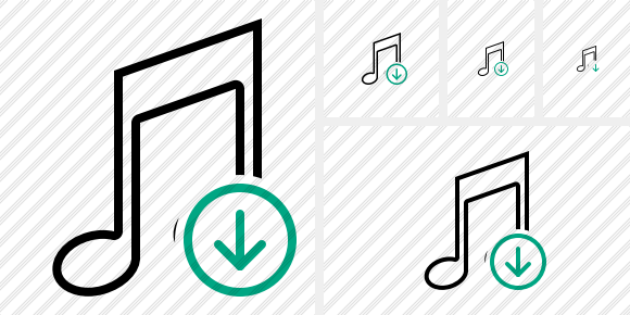 Music Download Icon