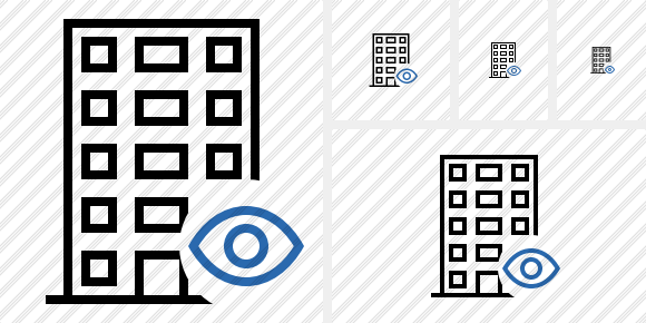 Office Building View Icon